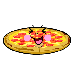 ピザイラストなら、小学校・幼稚園向け・保育園向けのかわいい無料イラストお試しフリー素材 カット がいっぱいの安心サイトへどうぞ