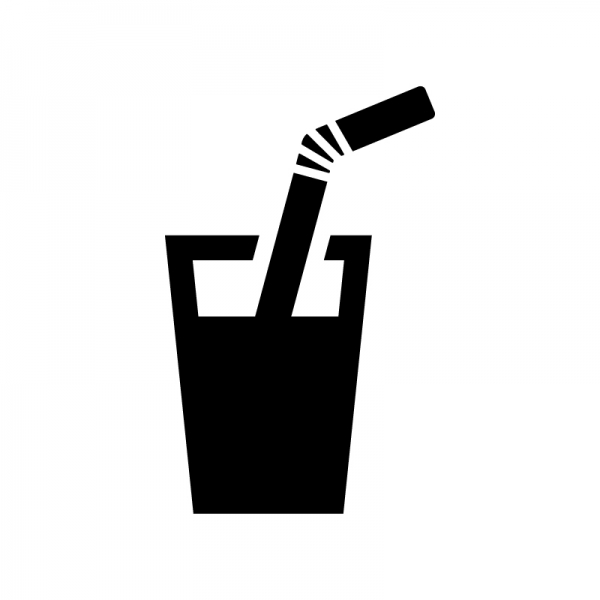 白と黒のかわいいドリンクのイラスト素材・ベクター Image 84176973