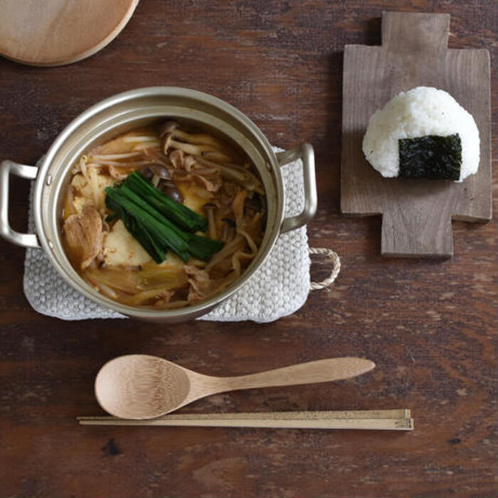 野菜たっぷり! 1人鍋 寄せ鍋