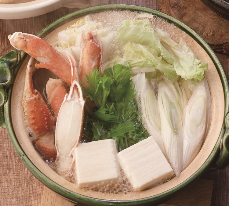 わかめと貝のあごだし鍋