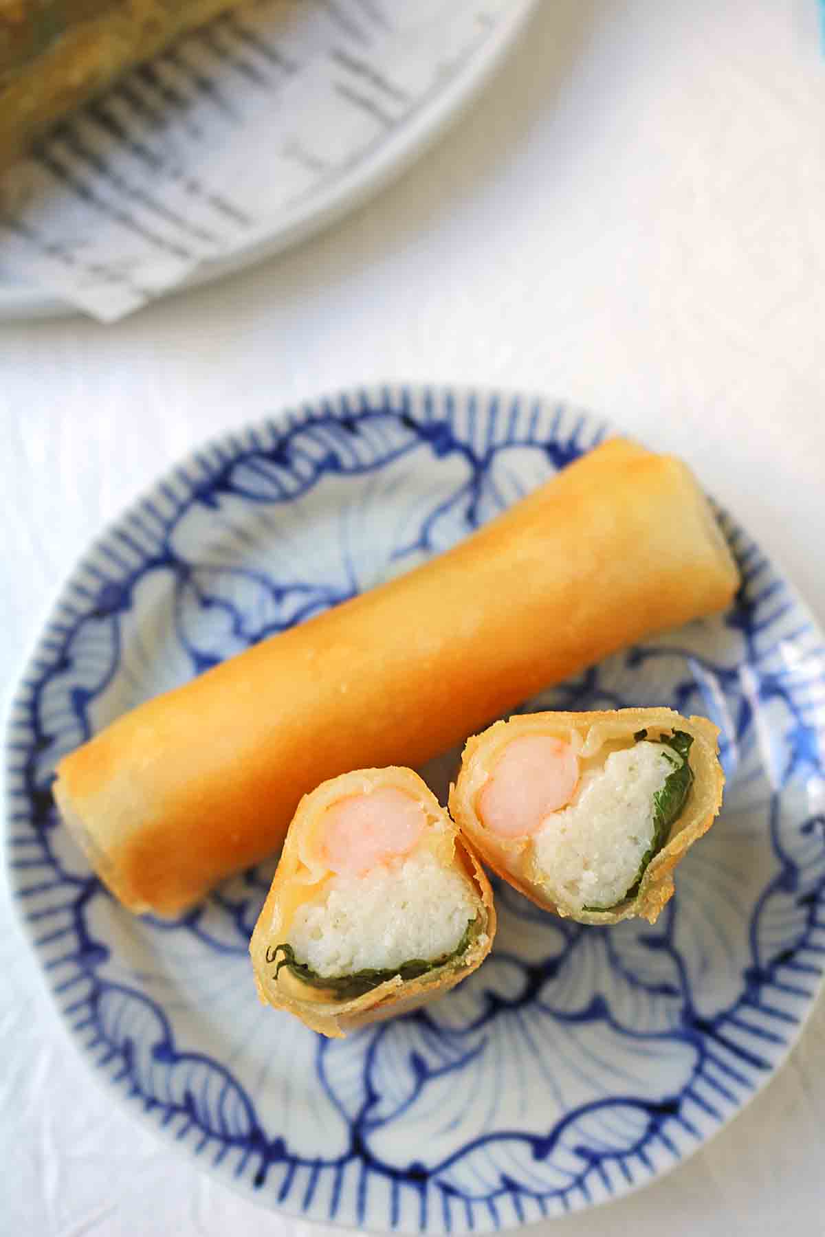 えび寄せ春巻き♯はんぺんとミックスビーンズ