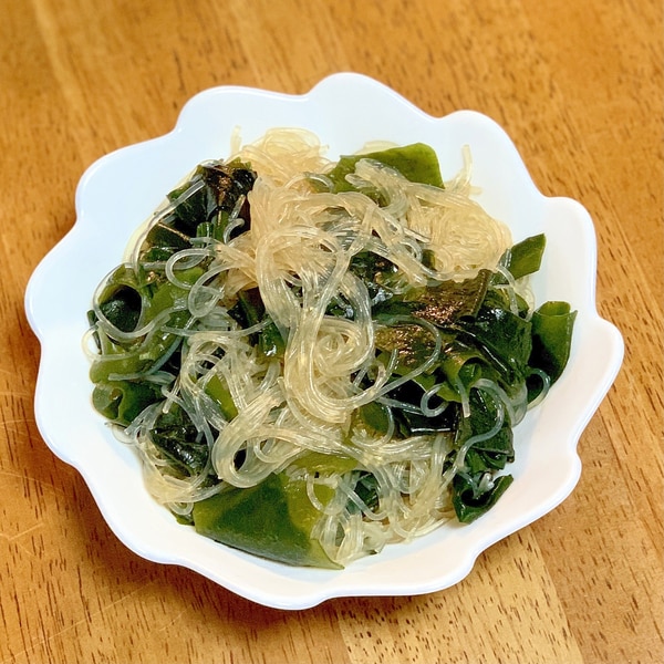 きゅうり1本使い切り♪たことわかめの酢の物春雨今日のレシピビーフンのケンミン食品