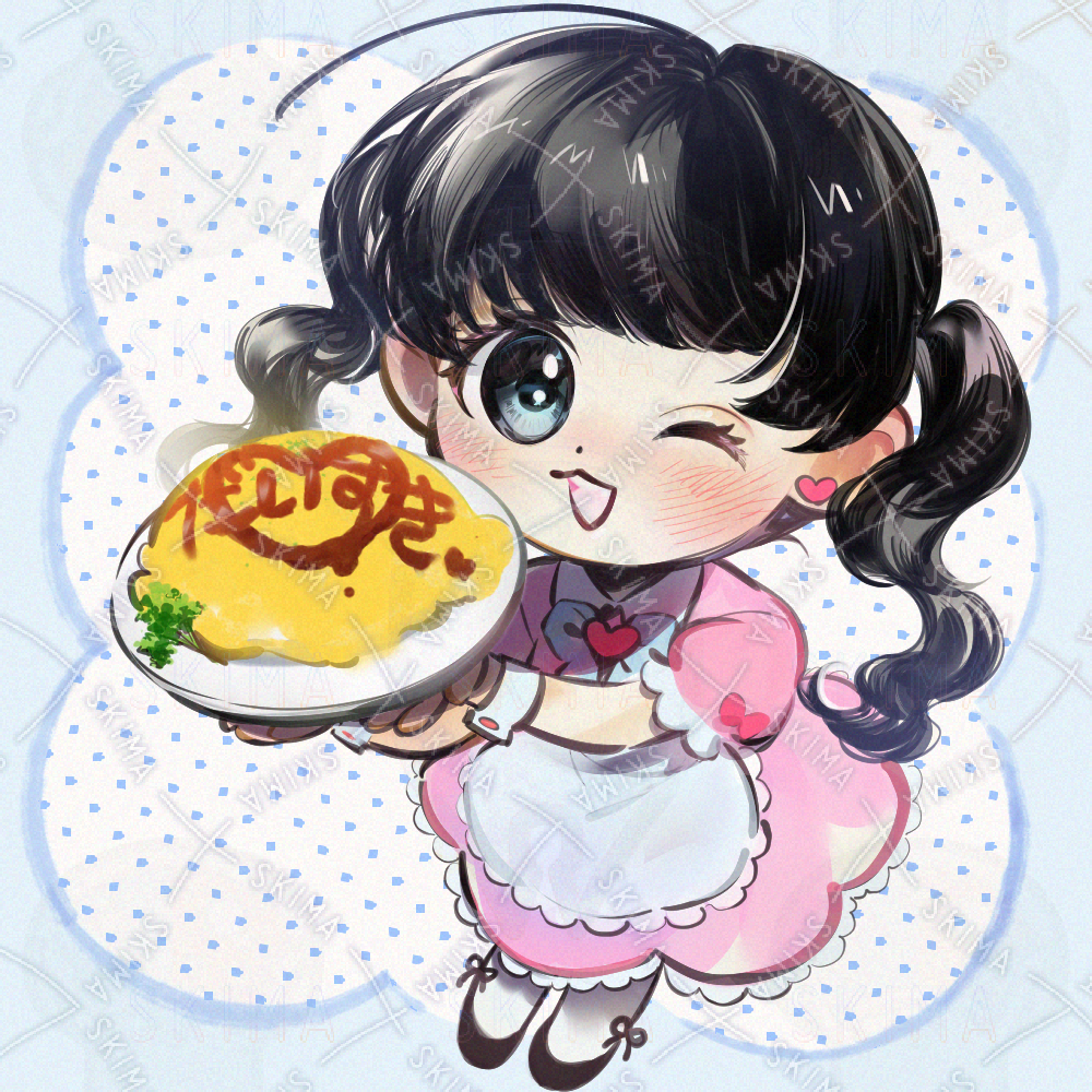 メイドカフェ オムライス メイド喫茶 メイドのイラスト素材 - PIXTA