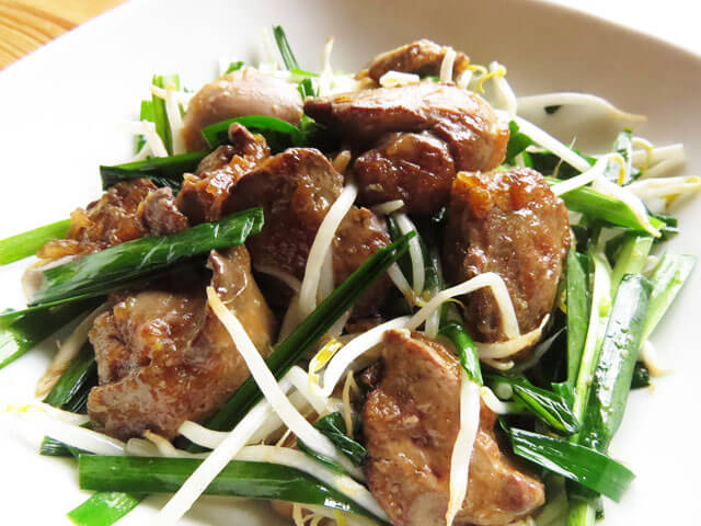 スタミナ満点。基本のレバニラ炒め