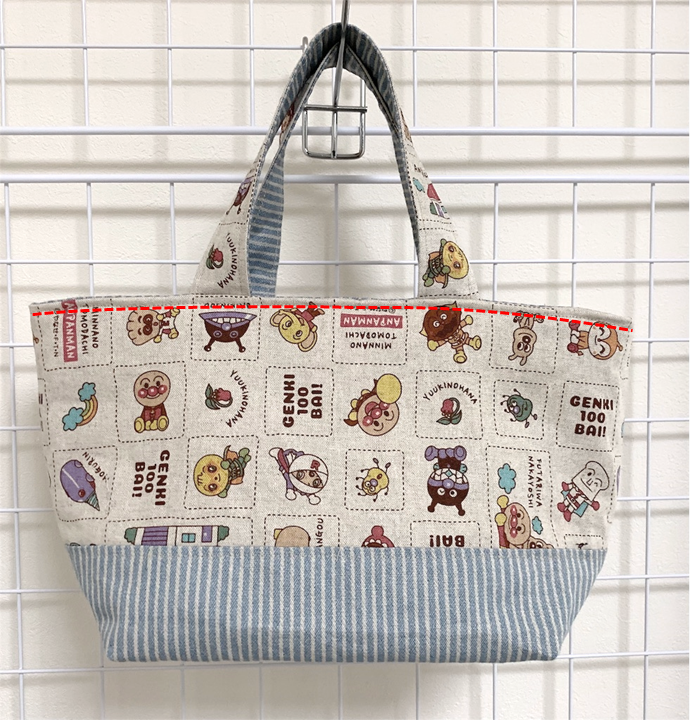 トリオセットが入る！簡単お弁当袋の作り方 裏地あり・マチあり・切り替えありACORNS BLOG