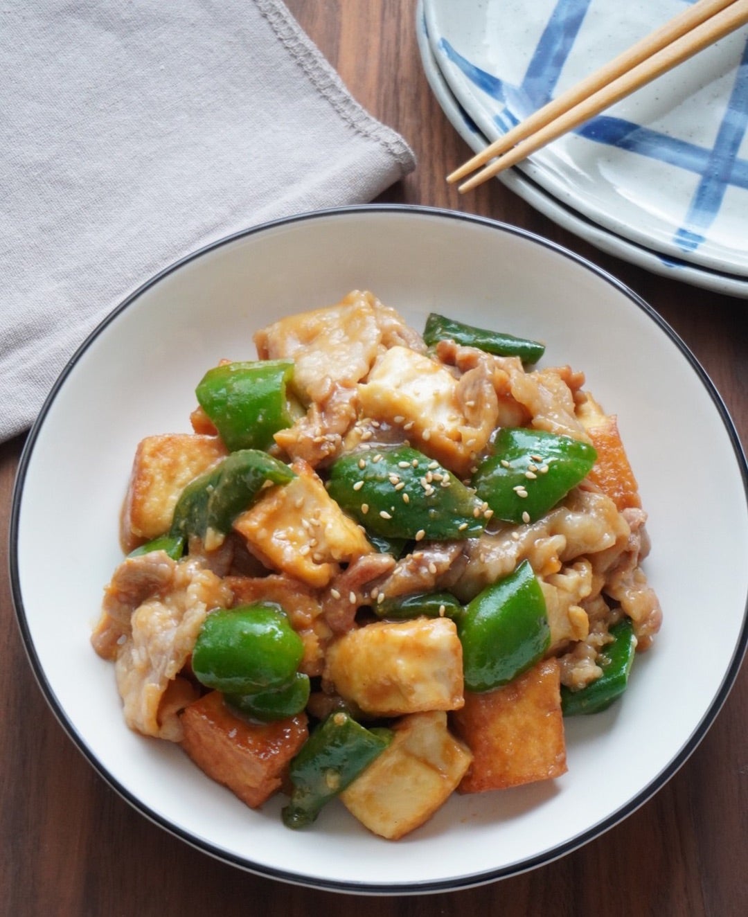 ズッキーニと厚揚げの豚こま肉炒め by かりカリのママクックパッド簡単おいしいみんなのレシピが392万品