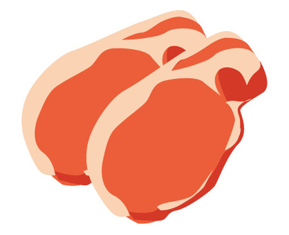 お肉のイラスト画像素材 無料 フリー