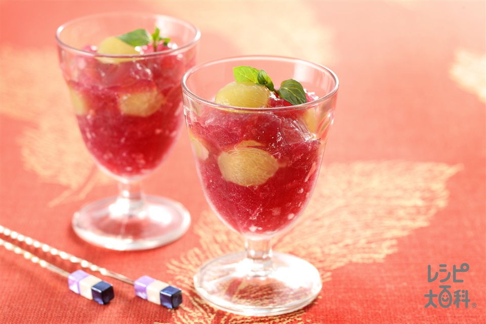 ぶどうのムースケーキ