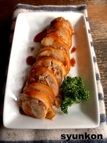 鶏もも肉のレンジチャーシューの簡単レシピ