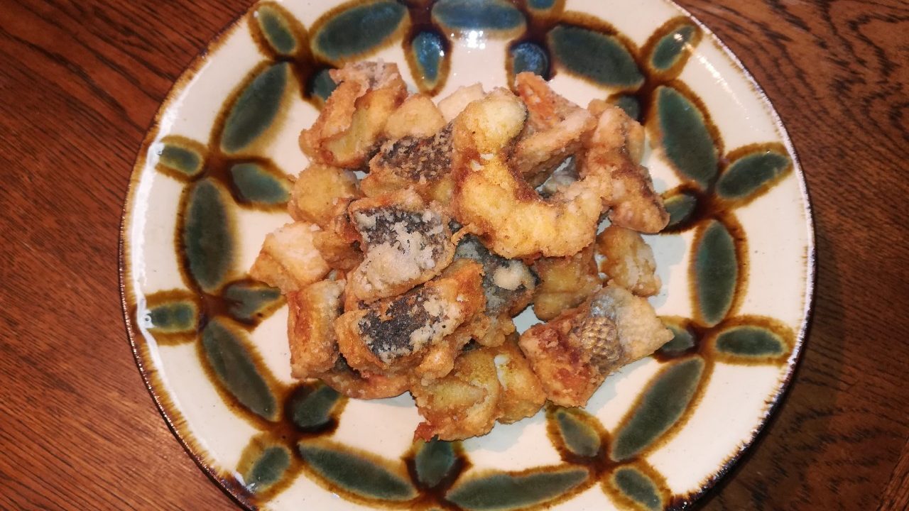 手っ取り早く『スズキの唐揚げ』