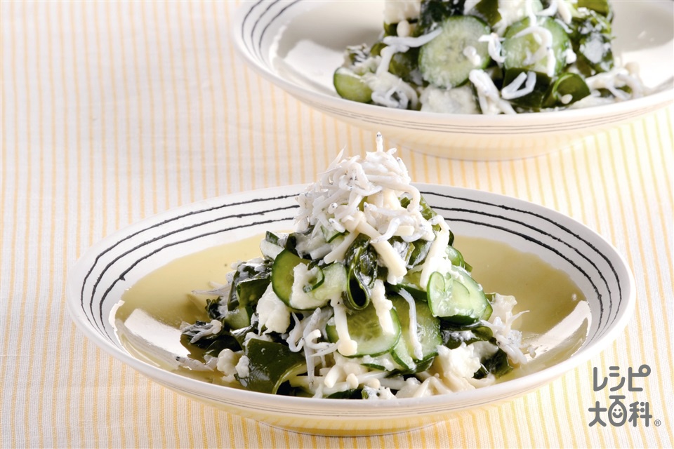すりおろし胡瓜と大葉のマヨどれトマト*