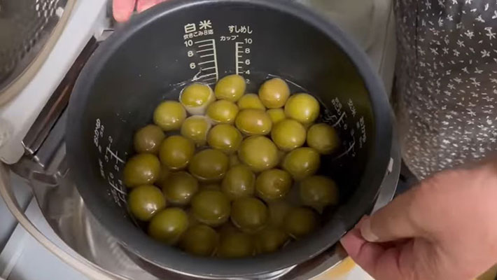 梅の甘露煮の作り方はなかがり