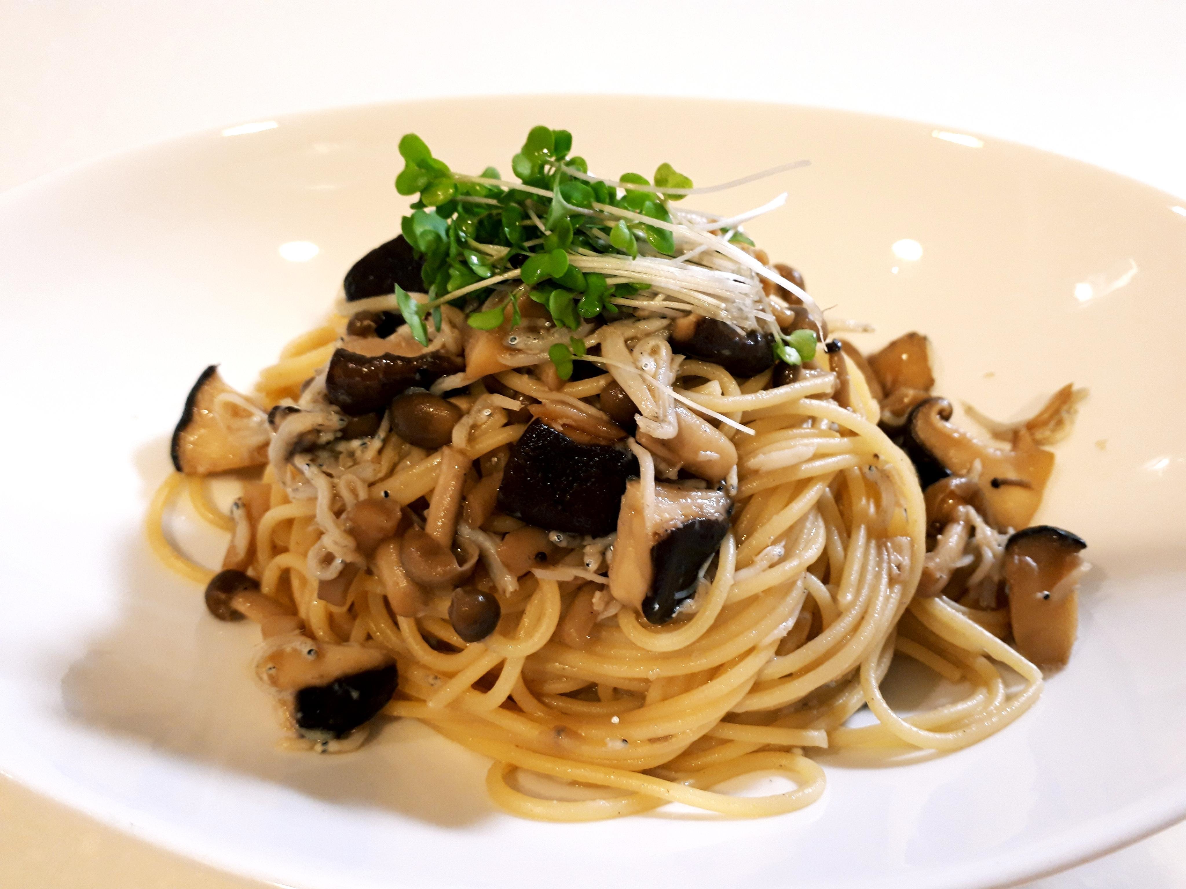 DAIGOも台所 きのことほうれん草のバター醤油パスタのレシピ 山本ゆり 1月13日