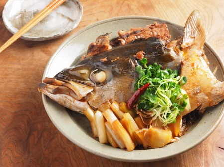 海の桜勘レシピカンパチの角煮