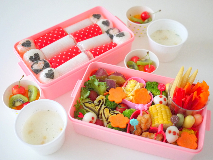こどもとお花見やピクニック♪ かわいくて食べやすいおにぎり弁当で！こどもオレンジページnet料理オレンジページnet