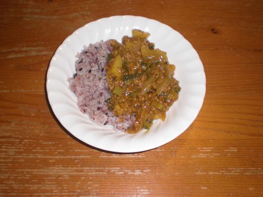 ゴーヤーの肉詰め焼き