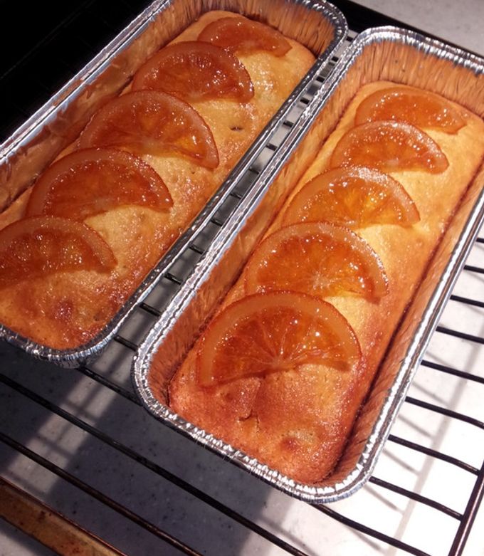 オレンジピールとアールグレイのパウンドケーキ