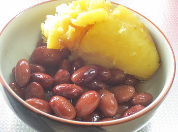 レシピ 金時豆入り♡さつまいものレモン煮＊＊管理栄養士ゆきぼむ～ヘルシーに楽しむ♩簡単おいしい彩りレシピ～＊