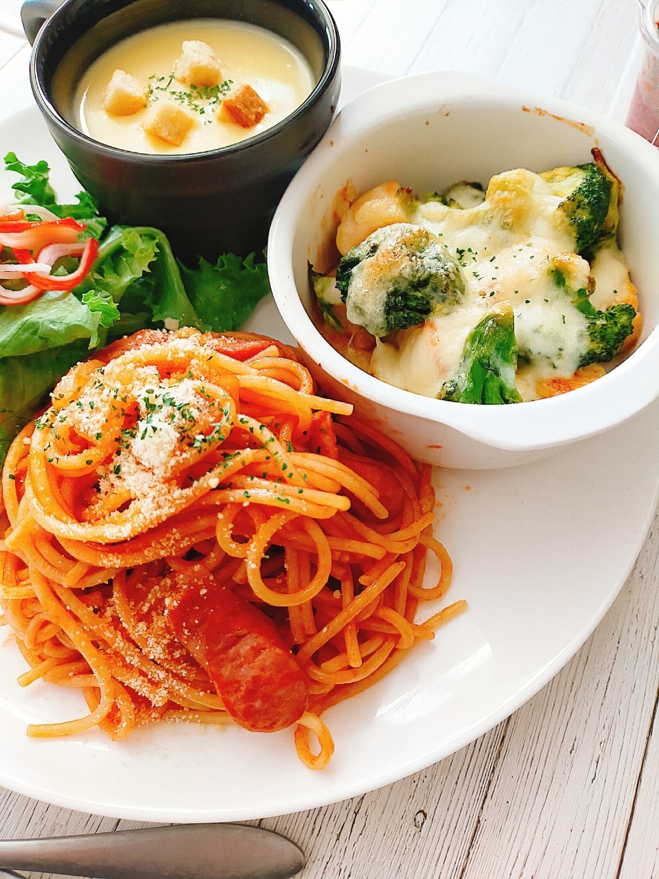 バジルソテーとナポリタンなど献立まとめ料理教室 Ohana kitchen