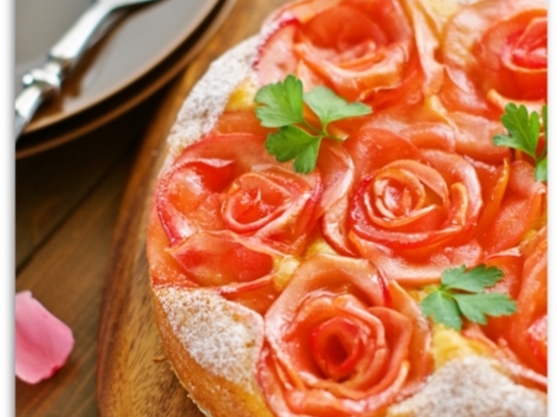 ☆完成☆まるごとりんご！まきまきﾊﾞﾗのﾜﾝﾎｰﾙｱｯﾌﾟﾙﾊﾟｲ❤ﾌｪｲｸｽｲｰﾂ専門店rice cream