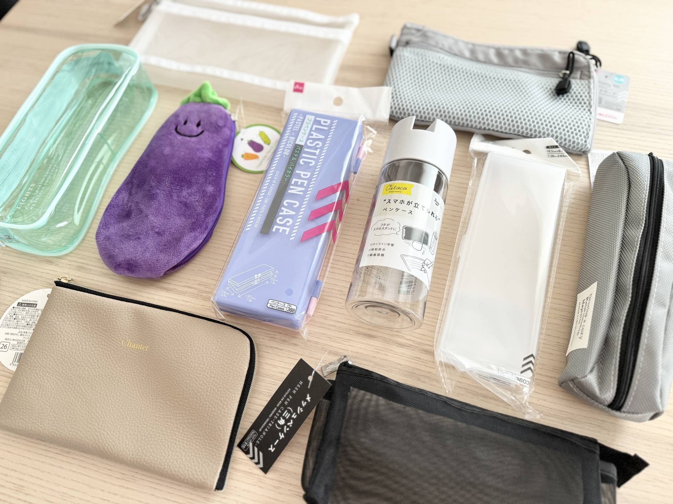 帆布で作るシンプルなフラットペンケースの作り方│koshirau 拵う こしらう