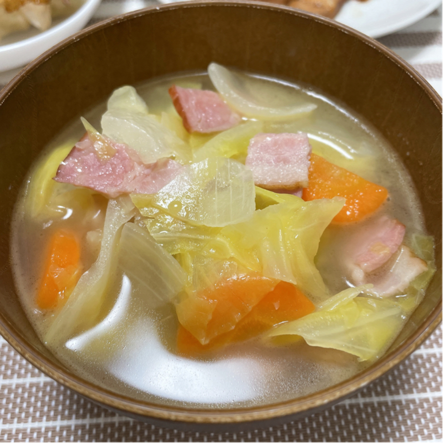 夏野菜メニュー たらこスパゲティ・ 茹で鶏の粒マスタード ・胡瓜のスープ・オクラとトマトの煮浸し 体験レッスン随時受付中-ふじクッキングルームへようこそ