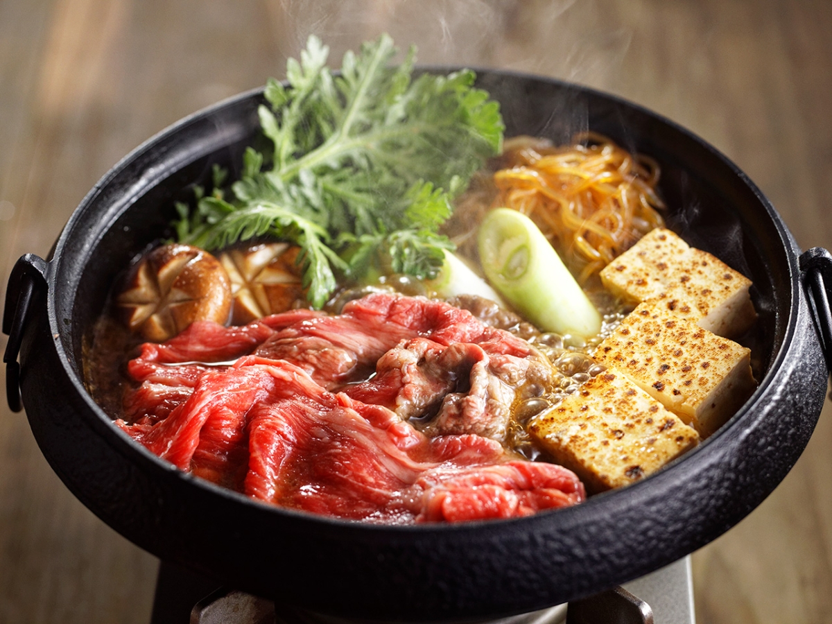 いりこだしのすき焼き