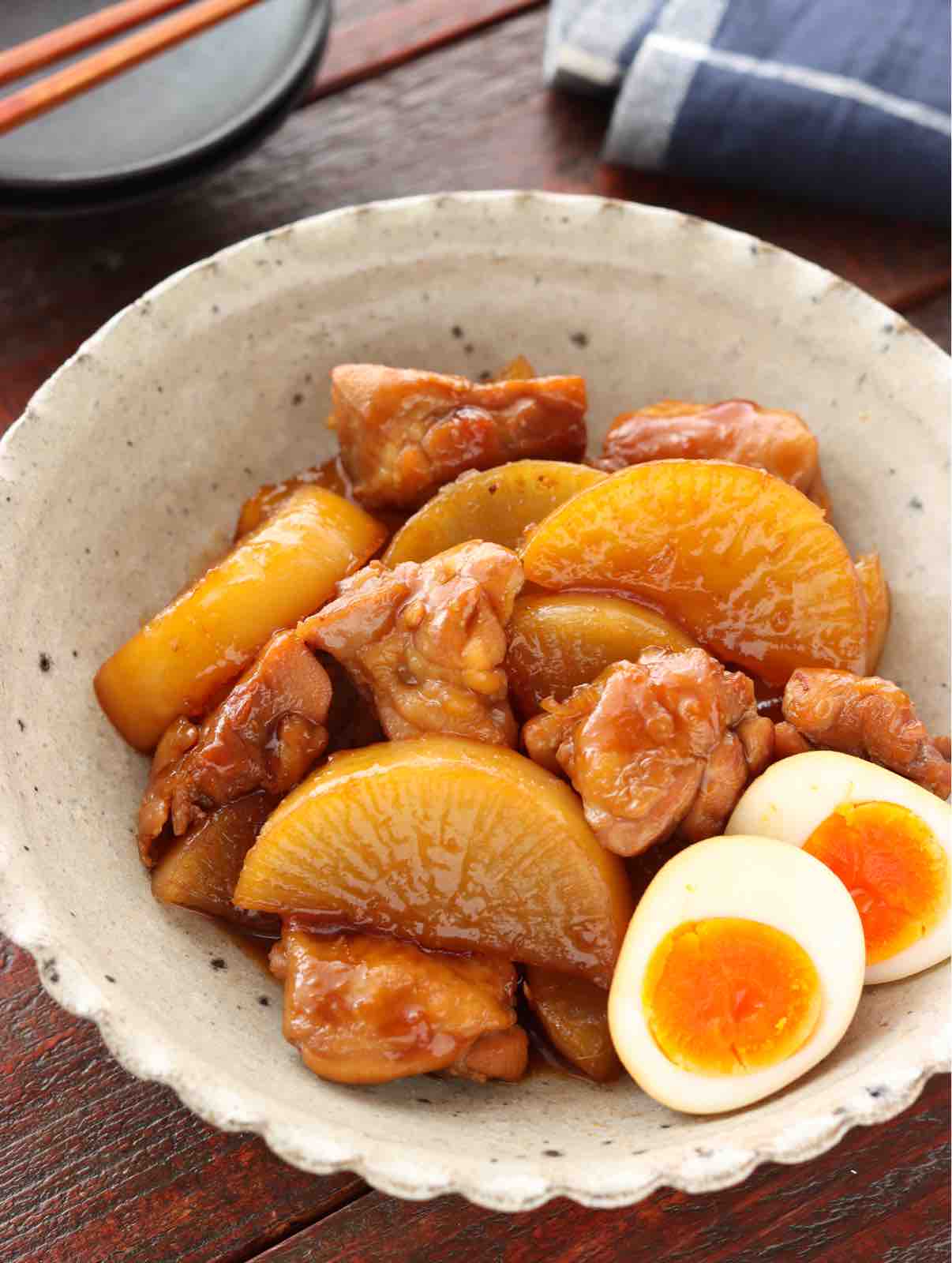 鶏手羽元の酢醤油煮