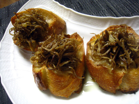 「しいたけの軸でとる簡単だし」レシピ