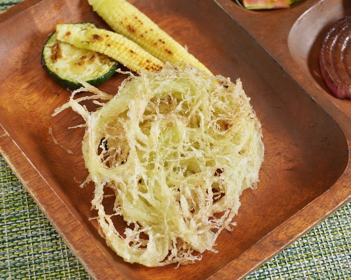 ヤングコーンのフリット坂ノ途中100年先もつづく、農業を