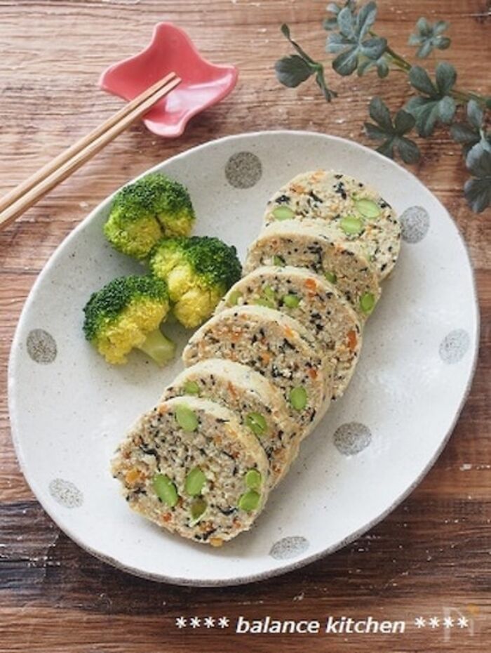 しっとり鶏ひき肉の和風ミートローフ