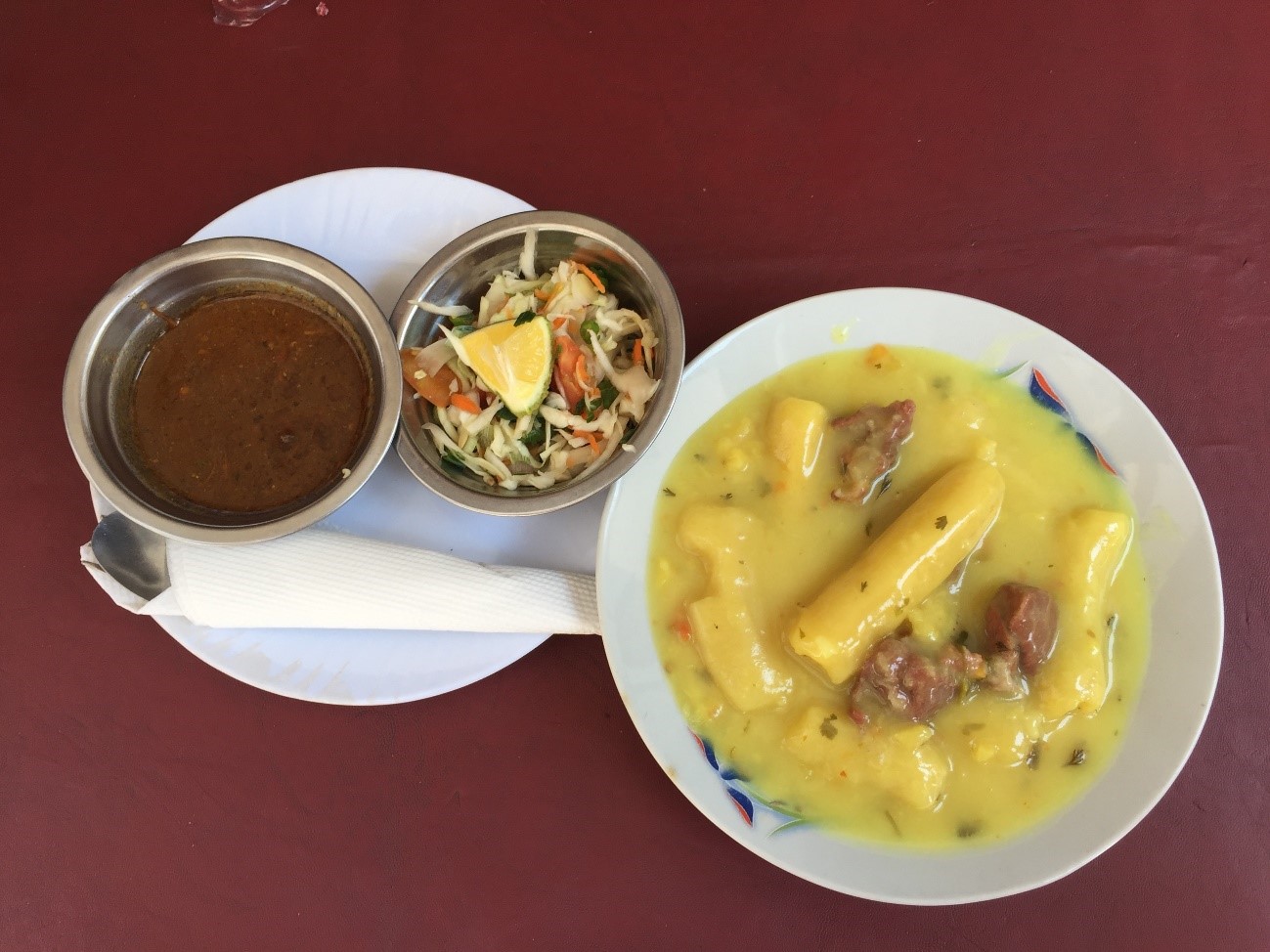 タンザニア料理 UPEPO ランチC ¥1200 ・ピラウ ・ムチュジ ・カチュンバリ ・サンブーサ 西宮市与古道町3ー31 0798ー85ー081911:00〜15:00 16:30〜21:00 営業日 金土日曜日西宮 ランチ 新店 タンザニア料理 食べ歩き 関西 兵庫 グルメ