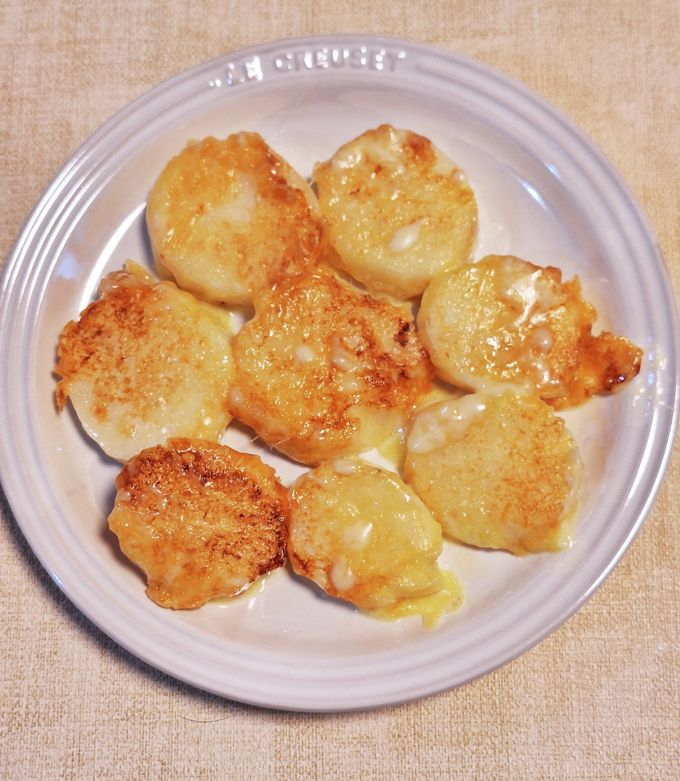 長芋のふわふわ赤からチーズ焼き