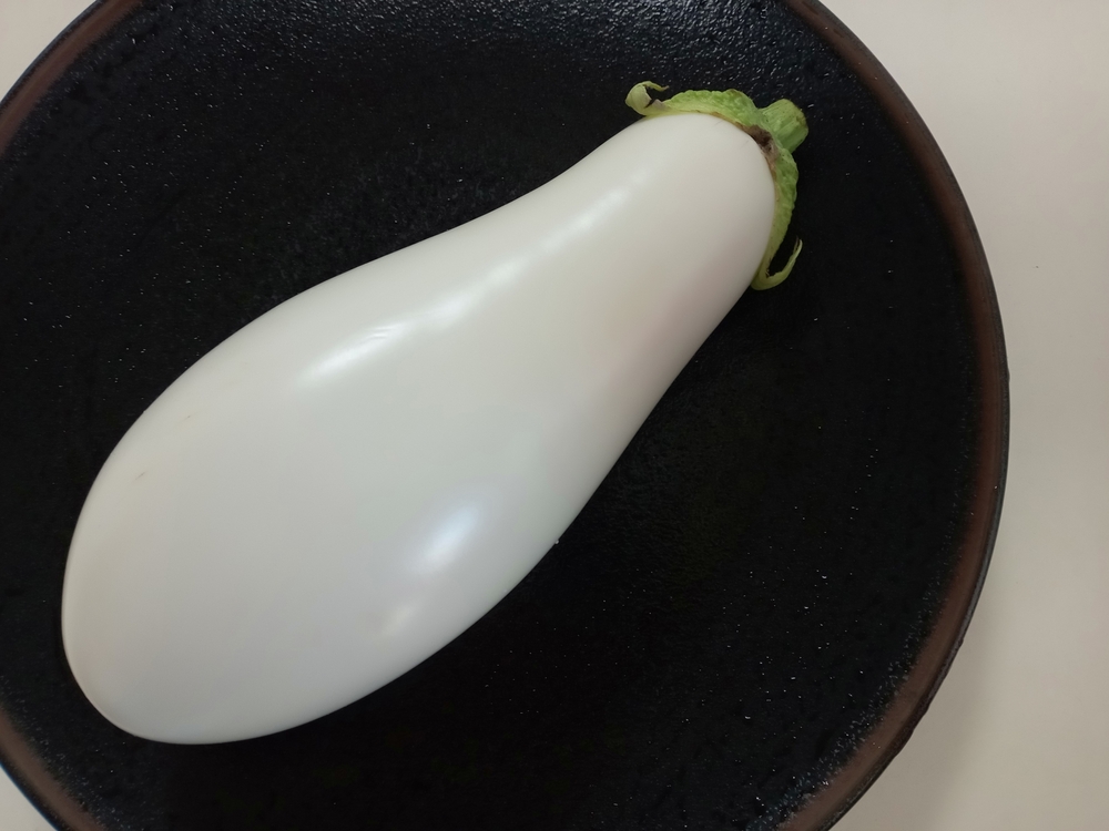 ナスとろ～り旨なす®️加熱すると、ねっとりした食感に変化。皮が白いので、他の食材に色移りしない。 食感をダイレクトにわかってほしくて「揚げてトルコ」から改名しましたトキタ種苗の野菜品種カタログ・栽培ガイド