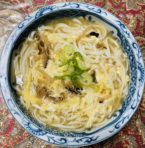 甘酢あんのかに玉うどん