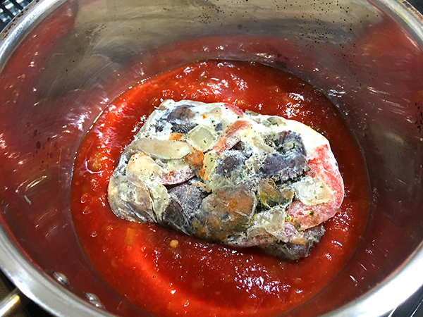 コストコのシーフードアヒージョいけのことべえ