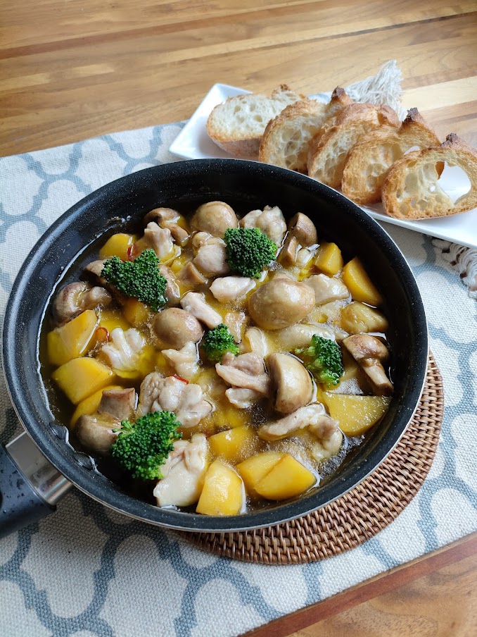 鶏胸肉と青じそのアヒージョ by べちこママ☆クックパッド簡単おいしいみんなのレシピが392万品