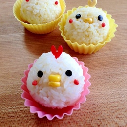 雪だるまのそぼろ弁当♡女子中学生のおべんとう』