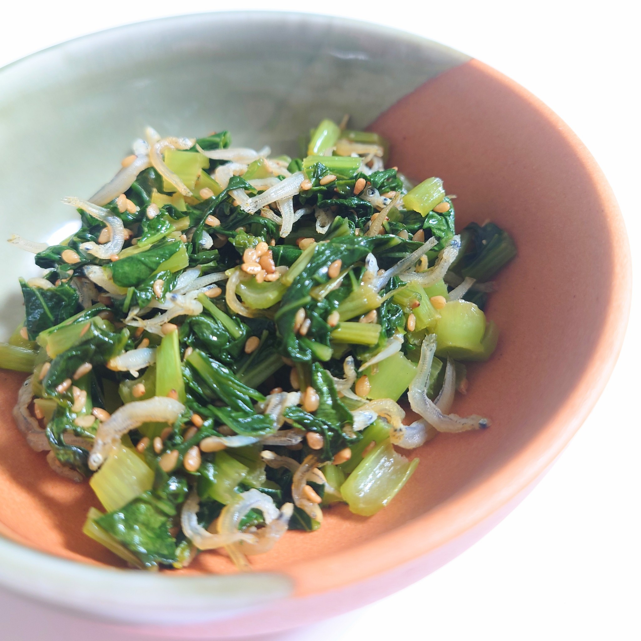 小松菜のじゃこ炒め