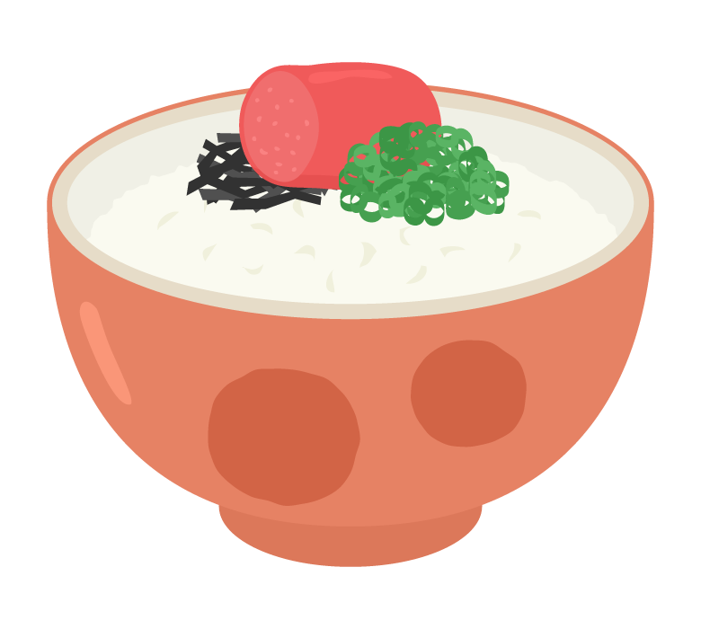 フリーイラスト：ご飯