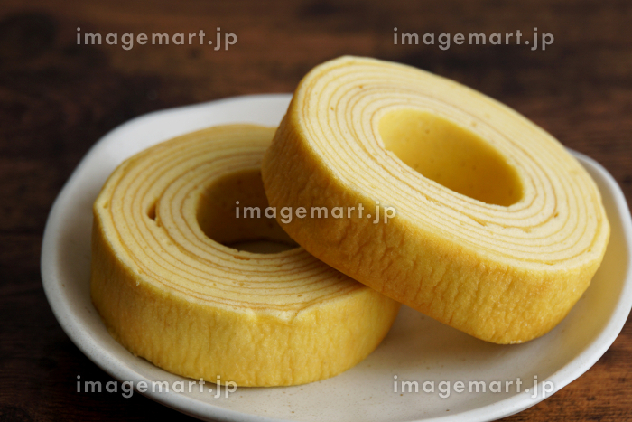 バウムクーヘン2：イラスト無料