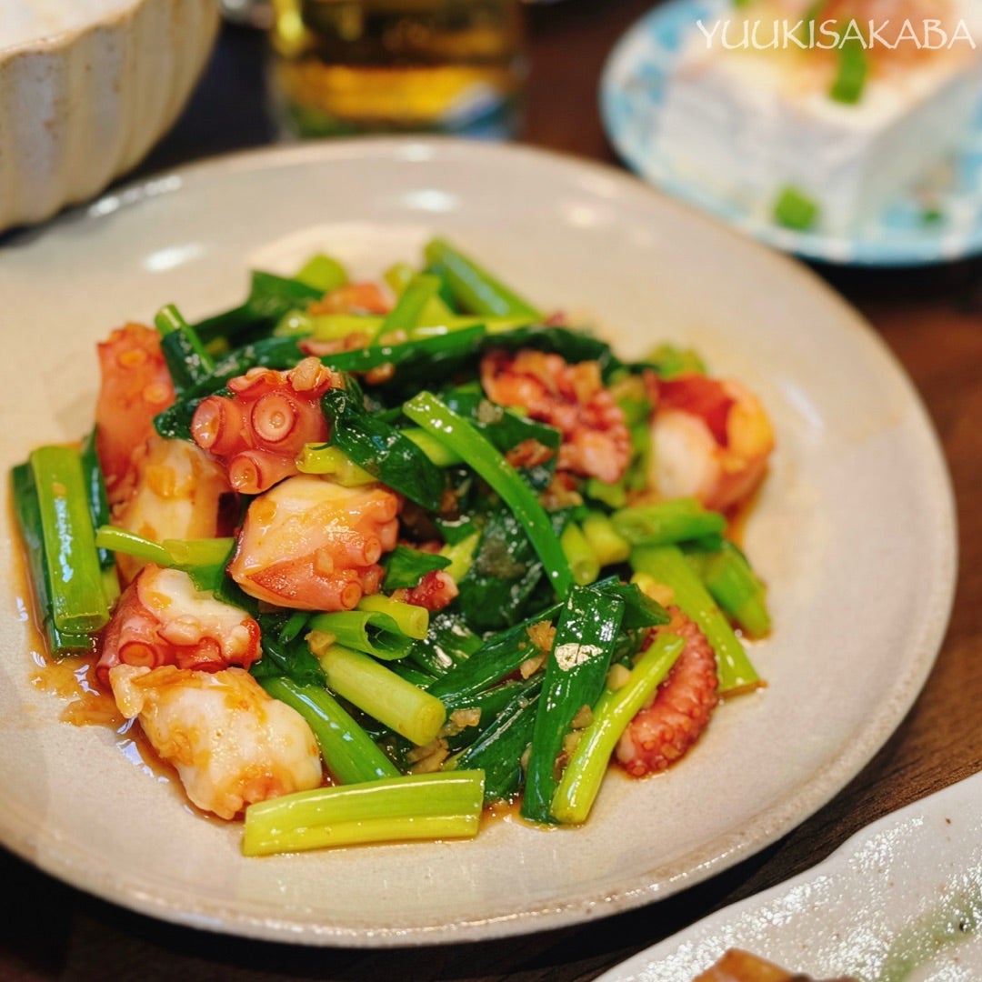 簡単！作り置き タコのねぎ塩マリネ