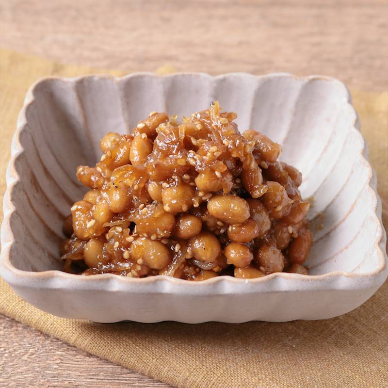 昆布と大豆の炒め煮おすすめアレンジレシピお豆を中心としたつくだ煮・お惣菜とおせちおいしいかんどうずっといつまでも カネハツ食品株式会社