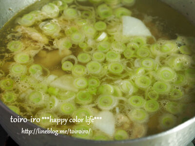 焼あごだしと九条ねぎのお雑煮