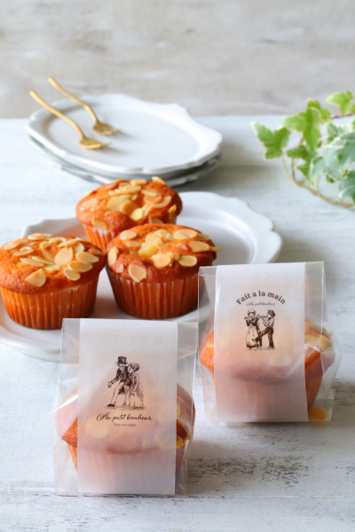 マフィン型 5個入 ラッピング袋付 紙製 – ハウジ