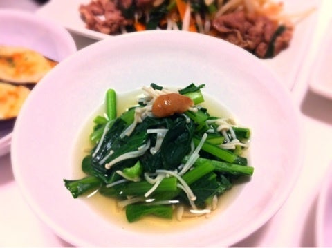 調味料ひとつで簡単♪ 白だしで作る小松菜の煮浸し