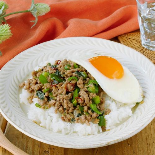 ナンプラー無しで ガパオライス