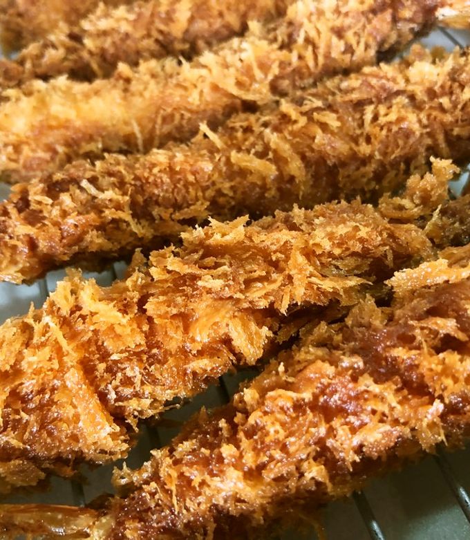 お店みたい!まっすぐエビフライ