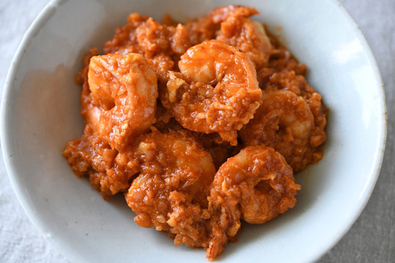 干焼蝦：大人の味わいの中国式エビチリ