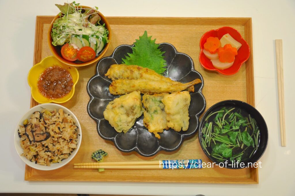 新鮮野菜たっぷりの天ぷら♪ 献立こぶた食堂*´ 00 `*